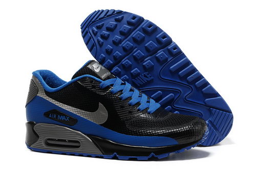 Nike Air Max 90 Hyp Frm Men Black Blue Running Shoes Sale